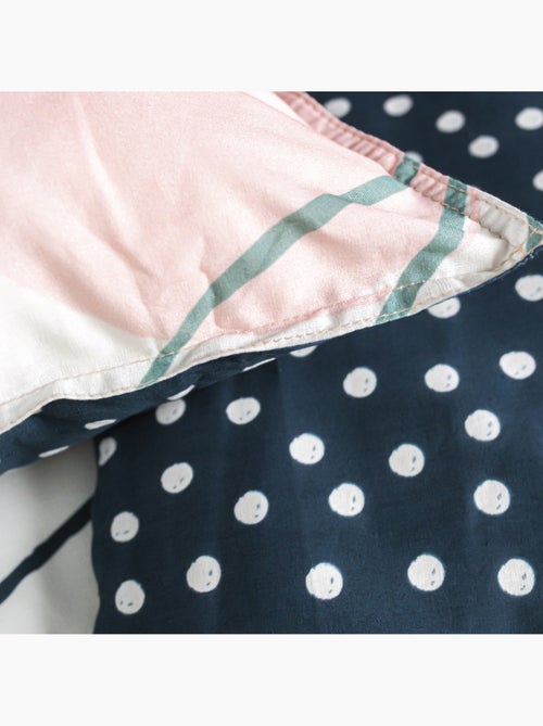 Parure de lit coton 2 personnes imprimé floral SUNSHINE - Kiabi