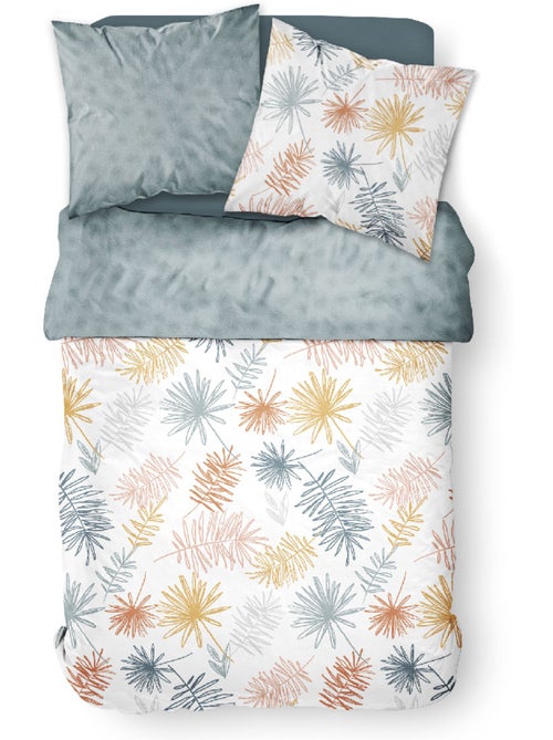 Parure de lit coton 2 personnes imprimé floral SUNSHINE - Kiabi Parure de lit coton 2 personnes imprimé floral SUNSHINE - Kiabi