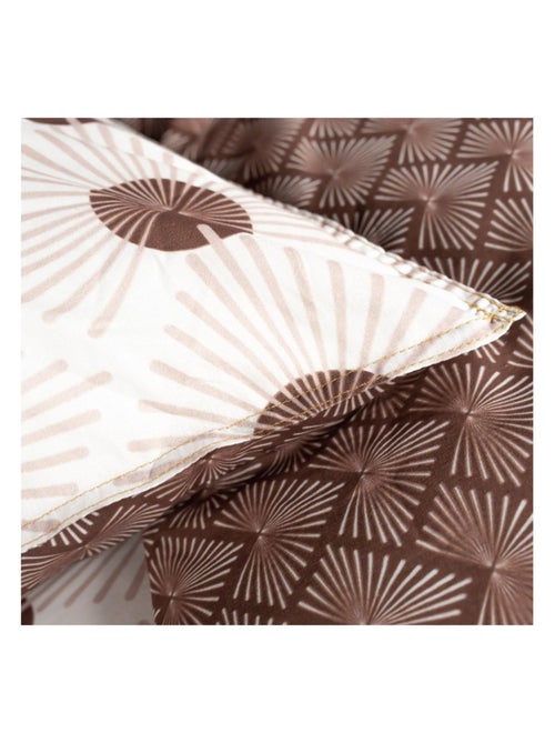 Parure de lit coton 2 personnes imprimé graphique SUNSHINE - Kiabi Parure de lit coton 2 personnes imprimé graphique SUNSHINE - Kiabi