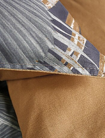 Parure de lit coton 2 personnes imprimé jungle SUNSHINE