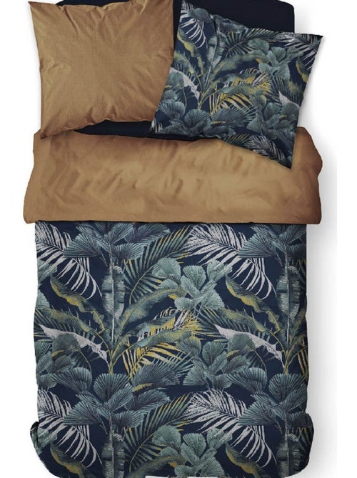 Parure de lit coton 2 personnes imprimé jungle SUNSHINE - Kiabi