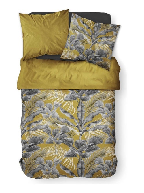 Parure de lit coton 2 personnes imprimé jungle SUNSHINE - Kiabi