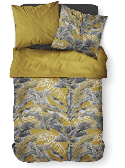 Parure de lit coton 2 personnes imprimé jungle SUNSHINE - Kiabi