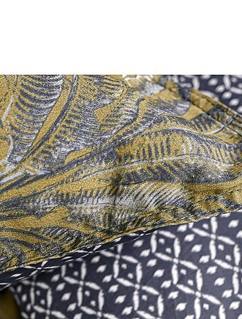 Parure de lit coton 2 personnes imprimé jungle SUNSHINE