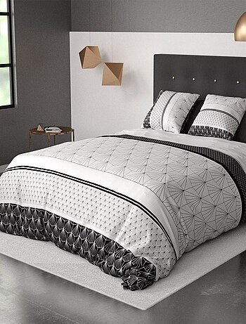 Parure de lit coton 57 fils - 3 pièces Costa