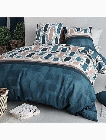 Parure de lit Coton 57 fils Azurine
