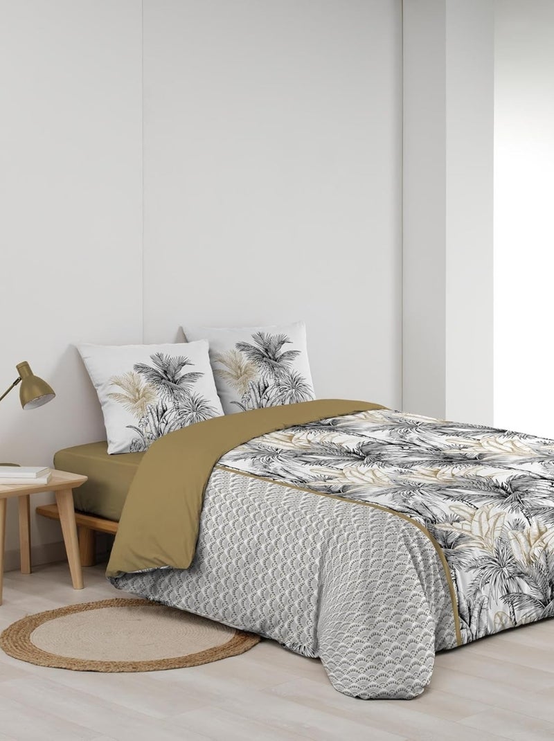 Parure de lit Coton 57 fils Douceur d'Intérieur Blanc - Kiabi