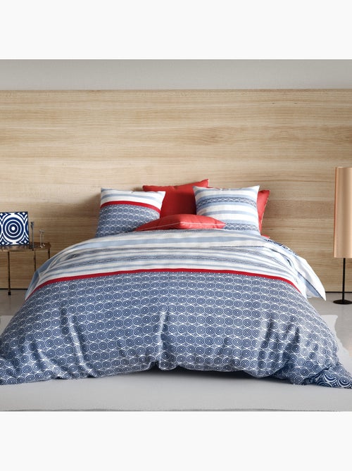 Parure de lit Coton 57 fils Santorini - Kiabi