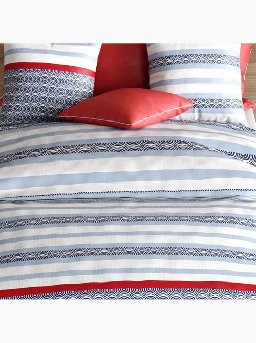 Parure de lit Coton 57 fils Santorini - Kiabi