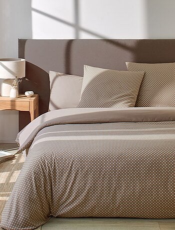 Parure de lit coton à pois Auguste