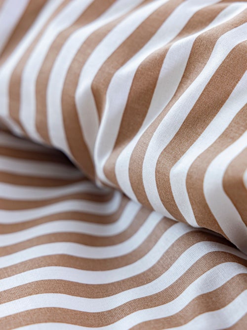 Parure de lit coton à rayures Horizon - Kiabi