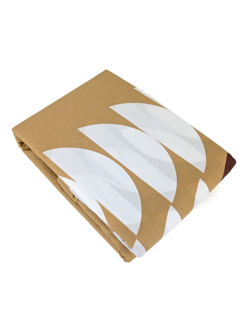 Parure de lit coton adouci AUBE Marron - Kiabi