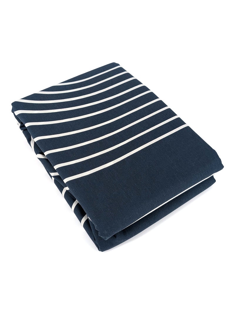 Parure de lit coton adouci CUTS Bleu - Kiabi