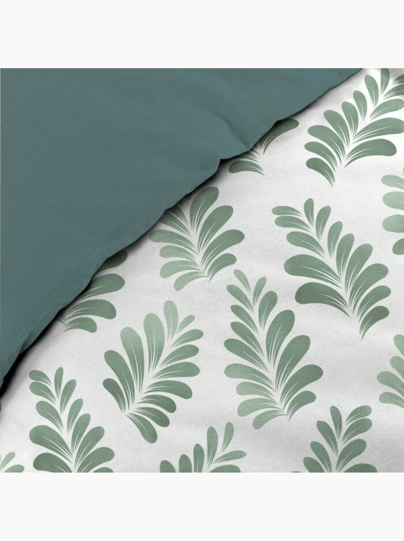 Parure de lit Coton AQUALIS Douceur d'Intérieur Bleu - Kiabi
