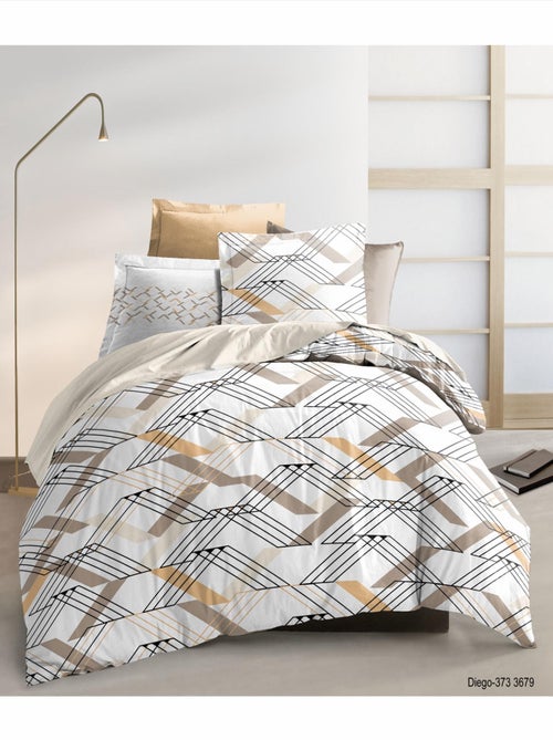 Parure de lit Coton Diego PROMO LINGE - Kiabi