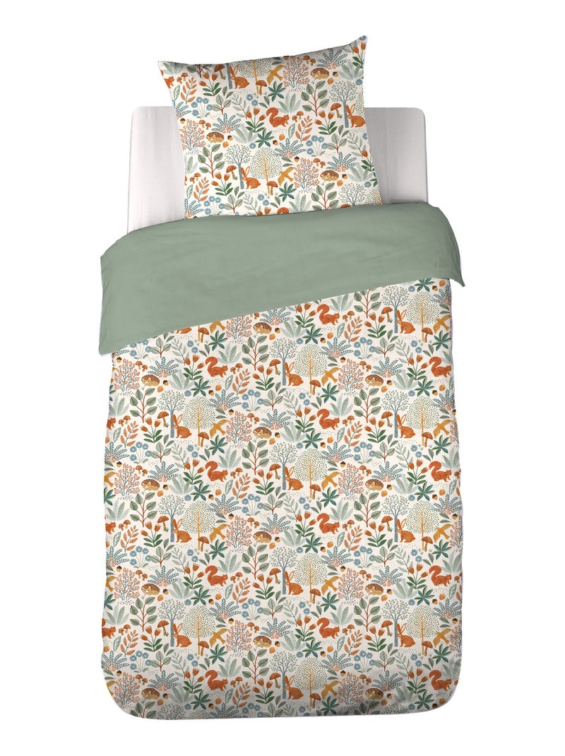 Parure de lit coton enfant PIERROT bi-histoire Multicolore - Kiabi