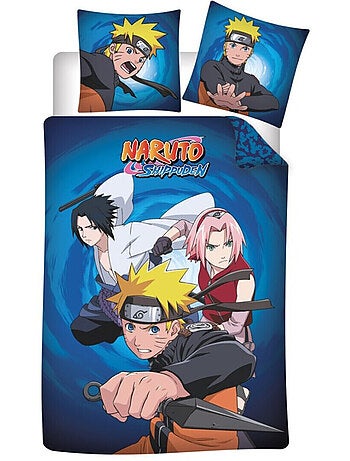 Parure de Lit Coton Enfant Réversible Naruto Sakura