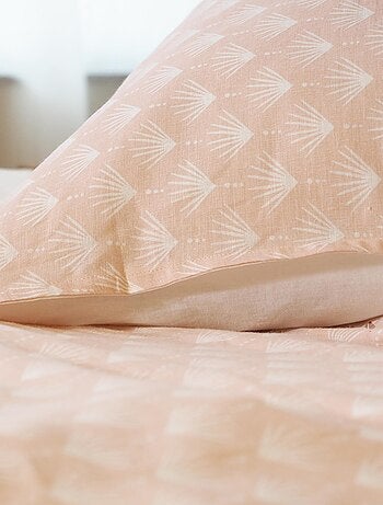 Parure de lit coton et Lin lavé EVI