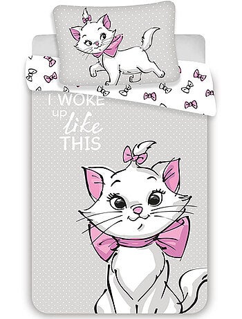 Parure de lit coton imprimé Disney Marie pour berceau 100 x 135
