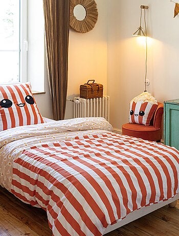 Parure de lit coton imprimé Fresh popcorn