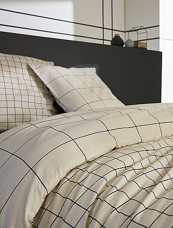 Parure de lit coton imprimée Carrie