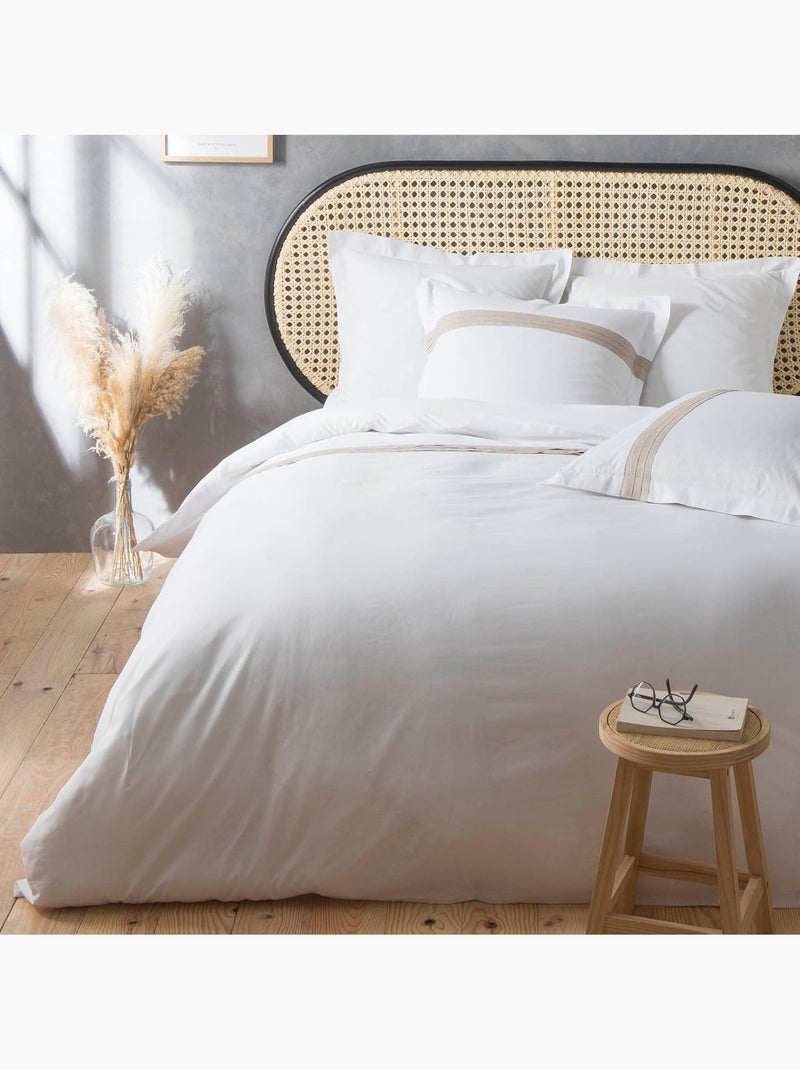 Parure de lit Coton Laly PROMO LINGE Blanc - Kiabi