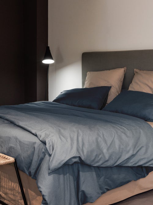Parure de lit coton lavé collection PALACE Taie 50x70 cm - Kiabi