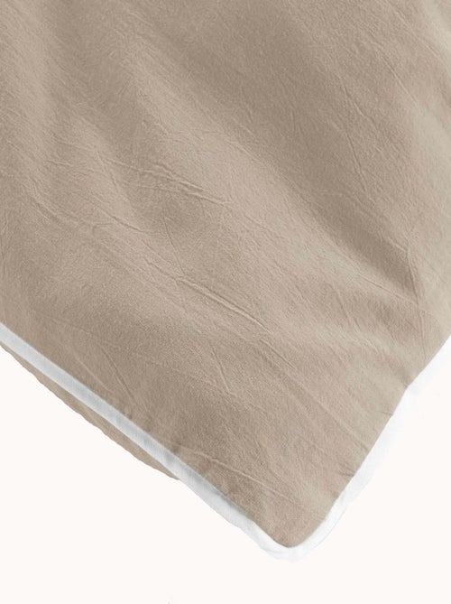 Parure de lit coton lavé LINETTE - Kiabi