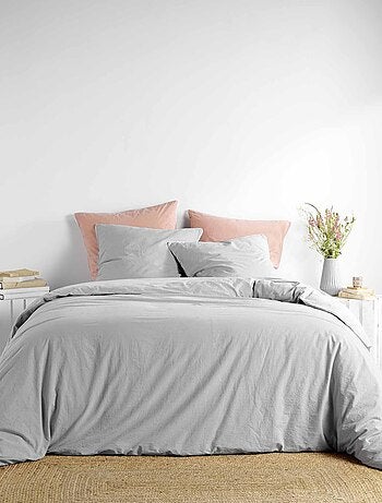 Parure de lit coton lavé LINETTE