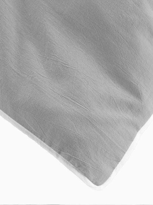 Parure de lit coton lavé LINETTE - Kiabi Parure de lit coton lavé LINETTE - Kiabi