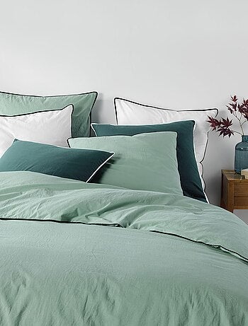 Parure de lit coton lavé LINETTE