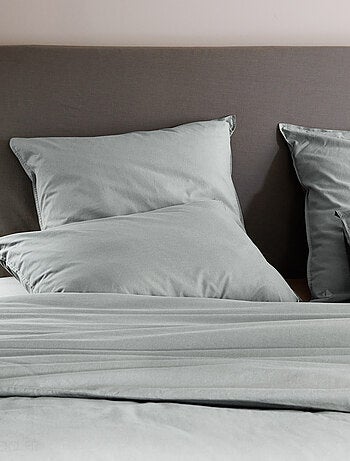 Parure de lit coton lavé PALACE Taie 50x70 cm