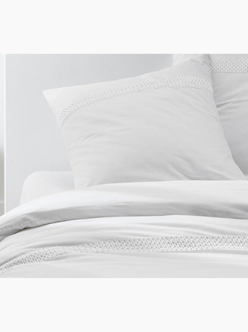 Parure de lit Coton Luxury Macrame PROMO LINGE - Kiabi Parure de lit Coton Luxury Macrame PROMO LINGE - Kiabi
