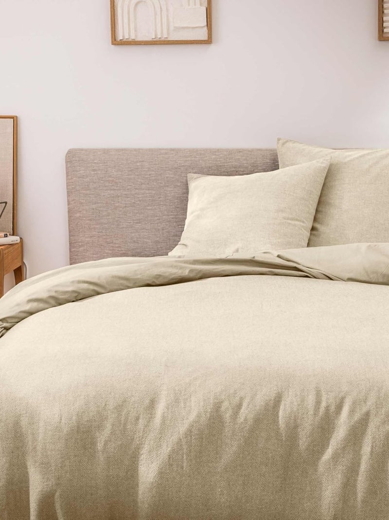 Parure de lit Coton Meline PROMO LINGE Beige - Kiabi