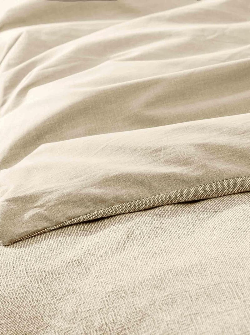 Parure de lit Coton Meline PROMO LINGE Beige - Kiabi