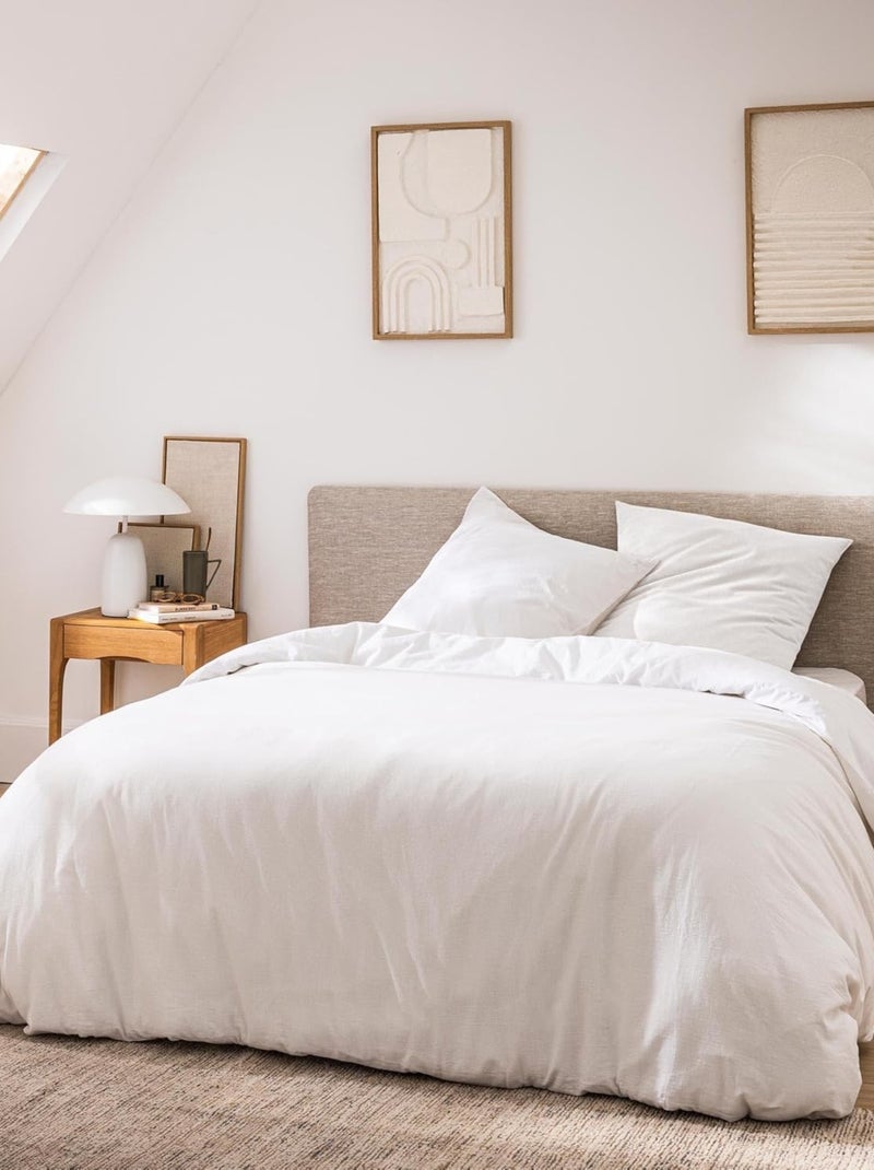 Parure de lit Coton Meline PROMO LINGE Blanc - Kiabi