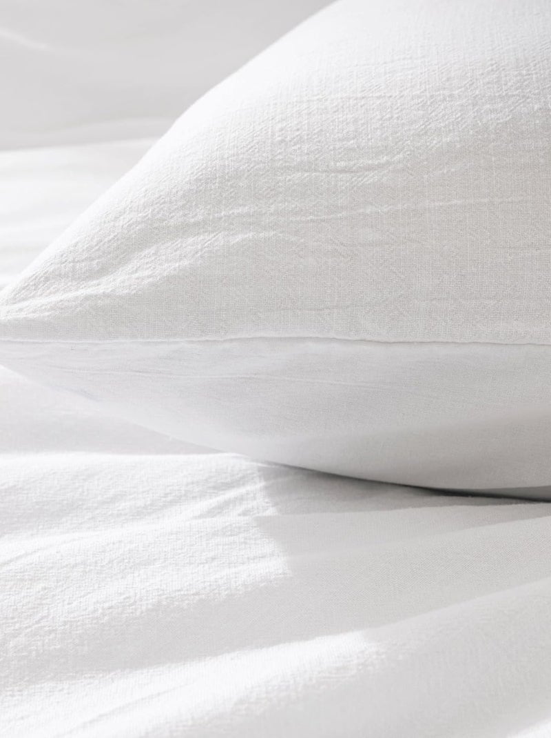 Parure de lit Coton Meline PROMO LINGE Blanc - Kiabi