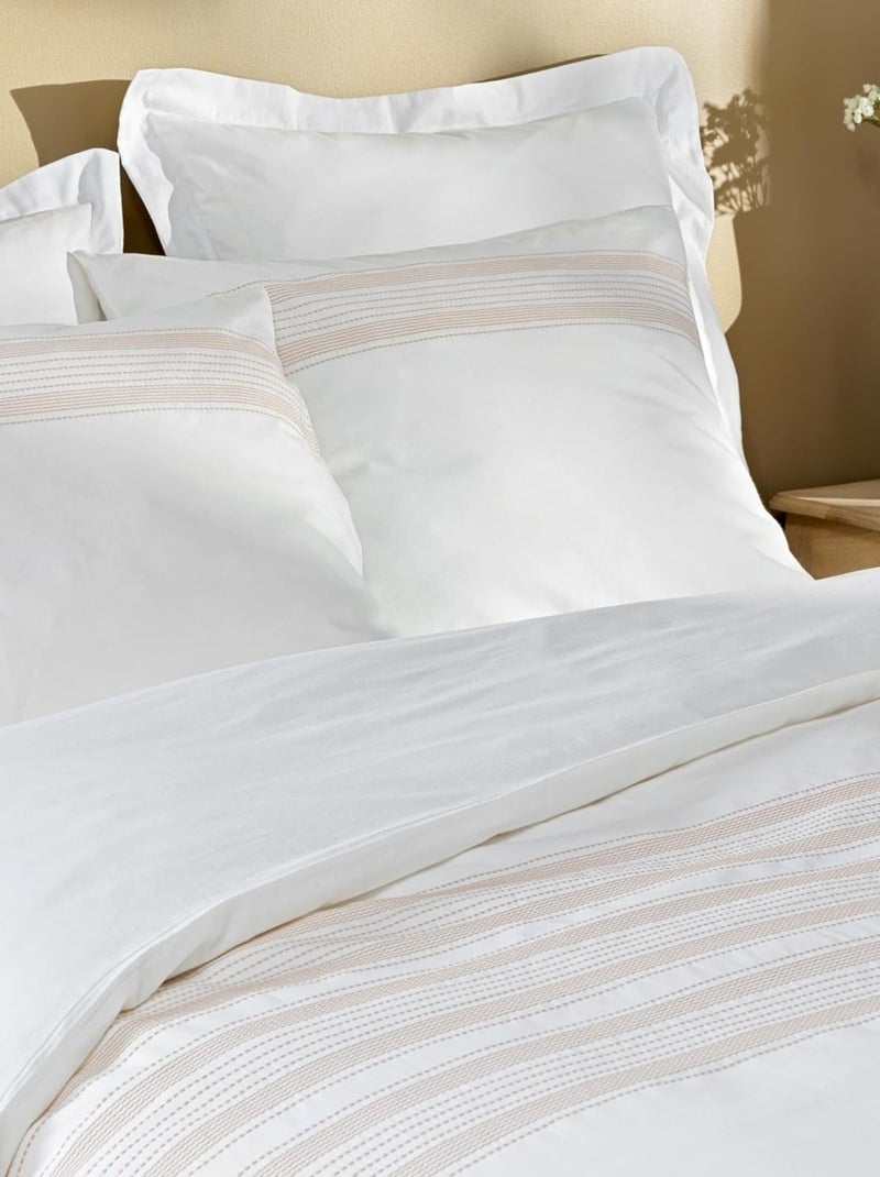 Parure de lit Coton OPERA Douceur d'Intérieur Blanc - Kiabi