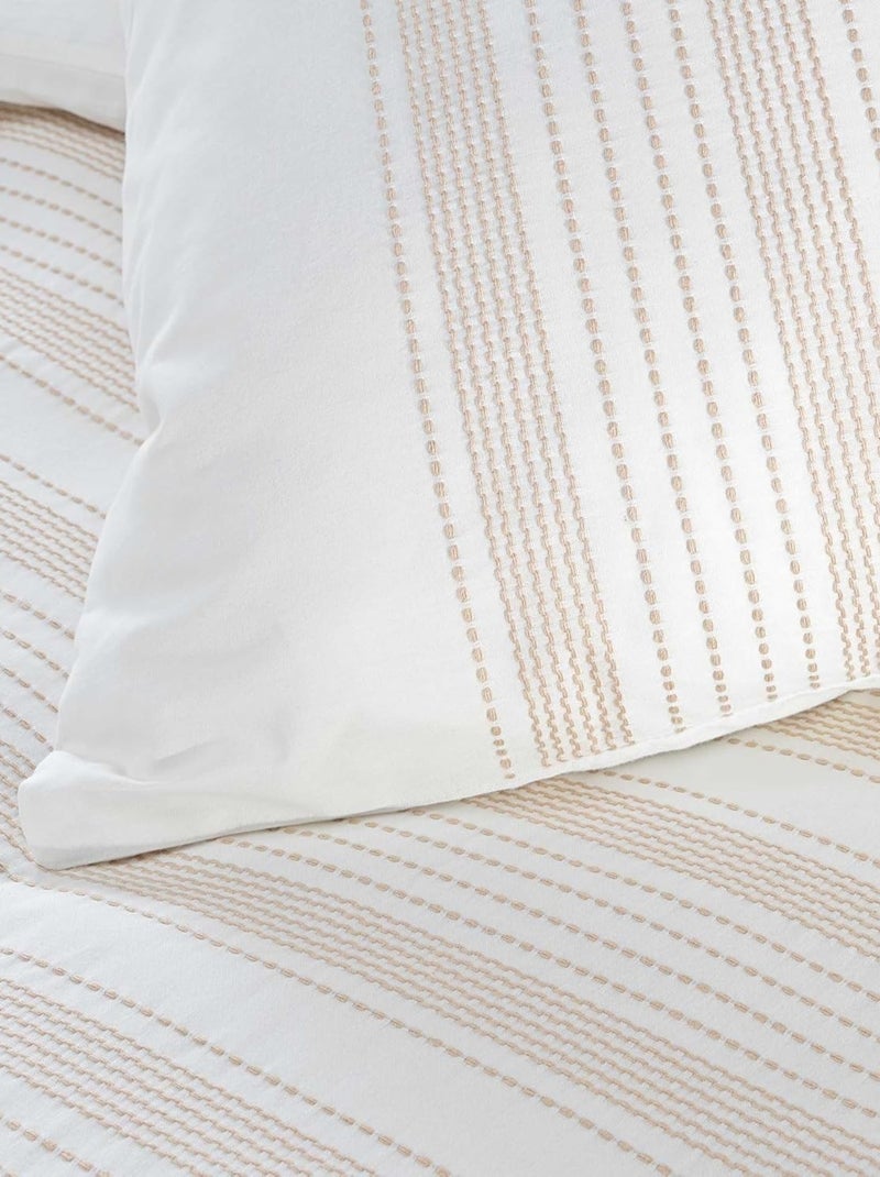 Parure de lit Coton OPERA Douceur d'Intérieur Blanc - Kiabi