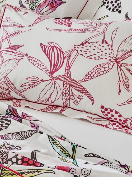 Parure de lit coton PÉNÉLOPE Taie 65x65 cm - Kiabi
