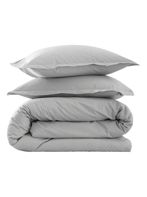 Parure de lit coton percale - Kiabi