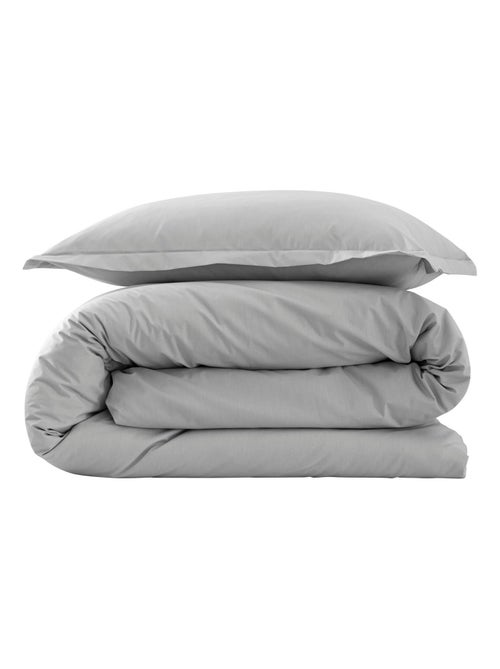 Parure de lit coton percale - Kiabi