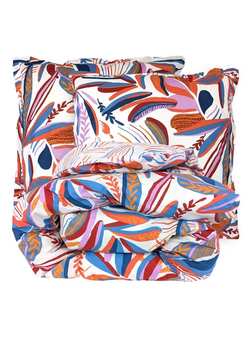 Parure de lit coton PERROQUET Taie 65x65 cm - Kiabi Parure de lit coton PERROQUET Taie 65x65 cm - Kiabi