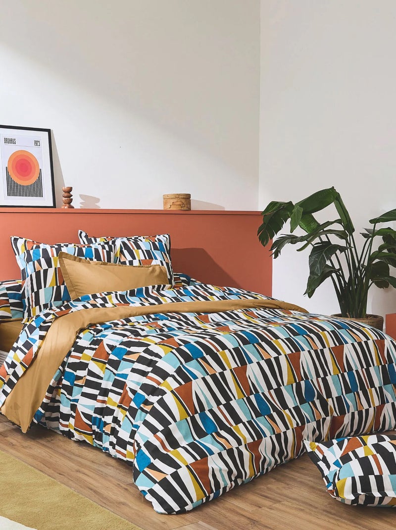 Parure de lit coton PIETRO Taie 50x70 cm Multicolore - Kiabi