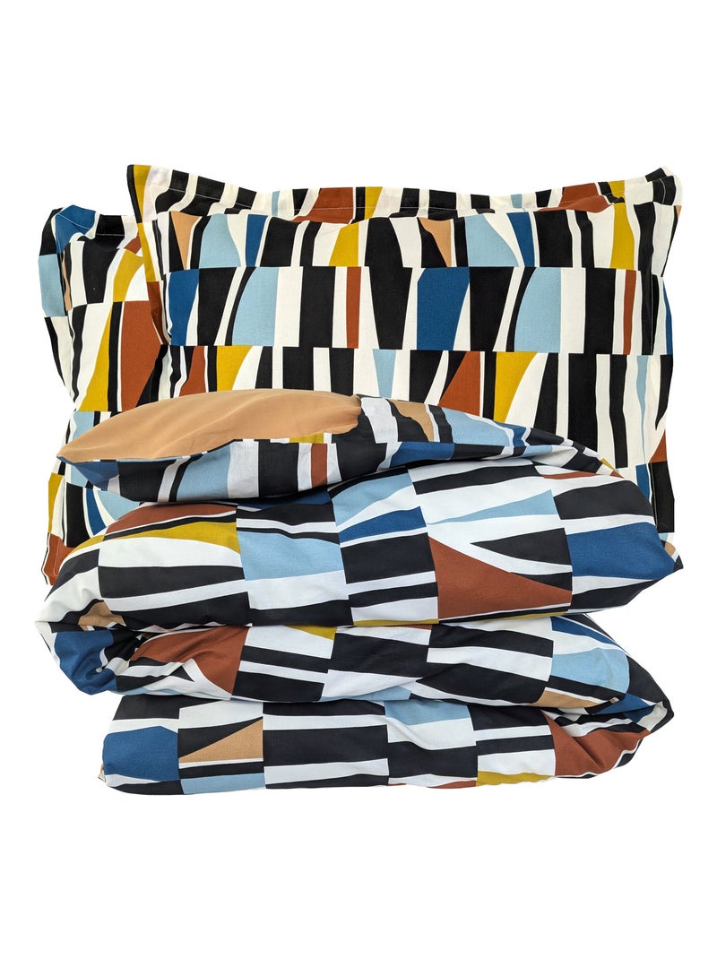 Parure de lit coton PIETRO Taie 50x70 cm Multicolore - Kiabi
