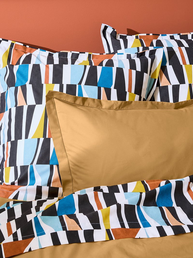Parure de lit coton PIETRO Taie 50x70 cm Multicolore - Kiabi
