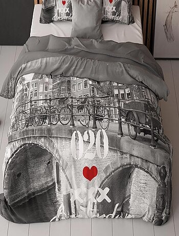 Parure de Lit Coton Pont d'Amsterdam