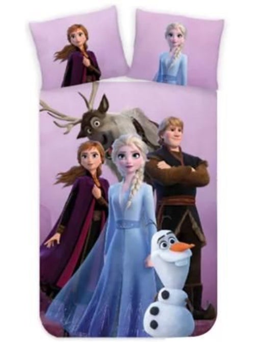 Parure de lit coton réversible La Reine des Neiges - DISNEY - Kiabi