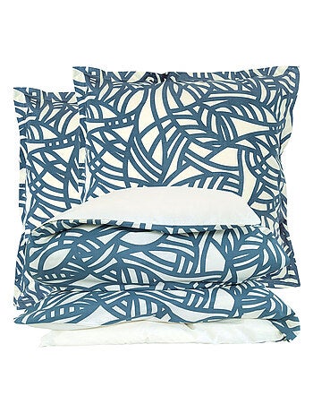 Parure de lit coton SÉRÉNA Taie 65x65 cm