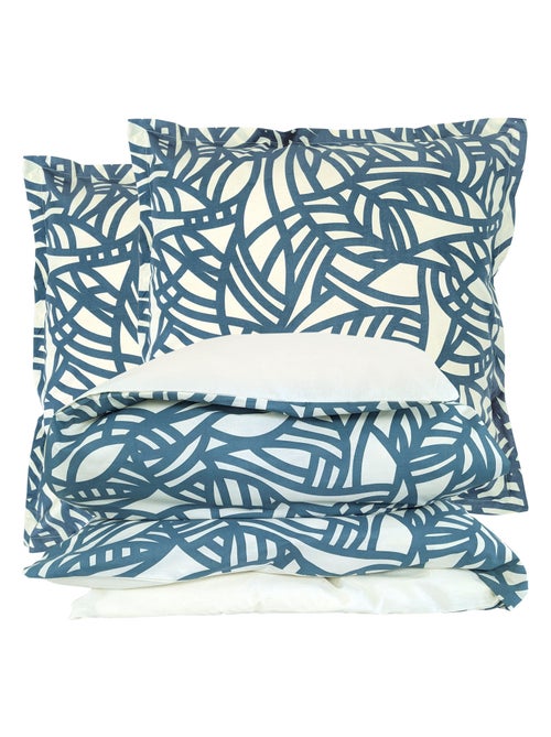 Parure de lit coton SÉRÉNA Taie 65x65 cm - Kiabi Parure de lit coton SÉRÉNA Taie 65x65 cm - Kiabi